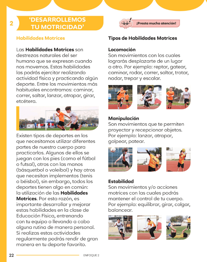 Pág. 22 — Habilidades Motrices